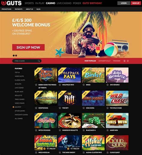 guts casino bonus code on registration